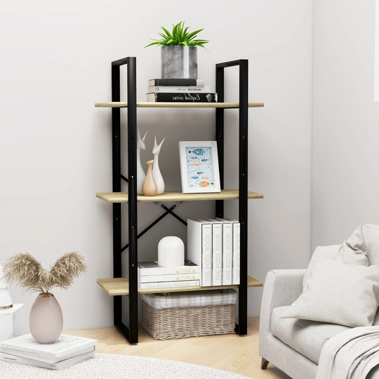 vidaXL Varastohylly Sonoma-tammi 60x30x105 cm lastulevy
