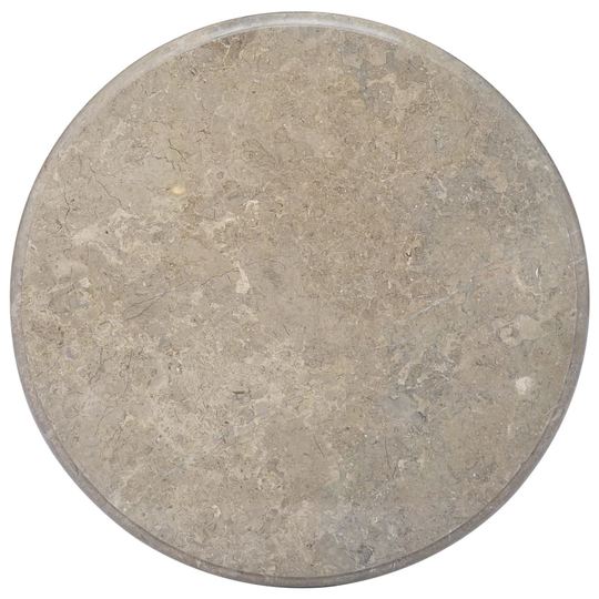 vidaXL Pöytälevy harmaa Ø70x2,5 cm marmori