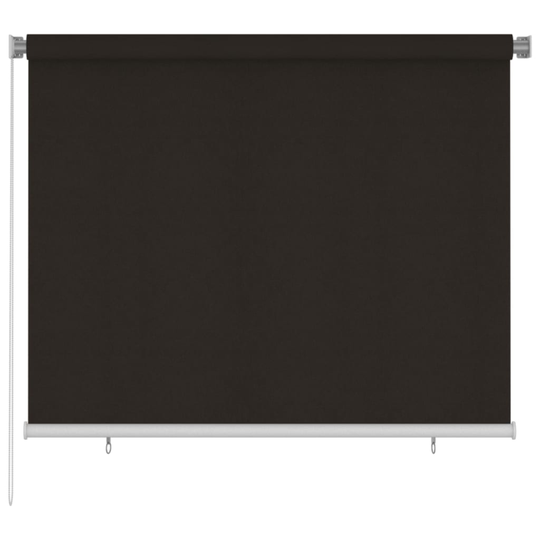 vidaXL Rullaverho ulkotiloihin 180x140 cm ruskea HDPE