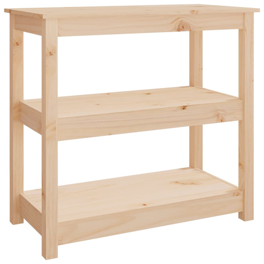vidaXL Konsolipöytä 80x40x74 cm täysi mänty