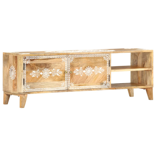 vidaXL TV-taso 120x30x40 cm täysi mangopuu