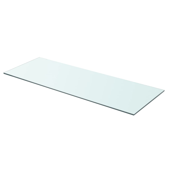 vidaXL Hyllypaneeli Kirkas Lasi 80x30 cm