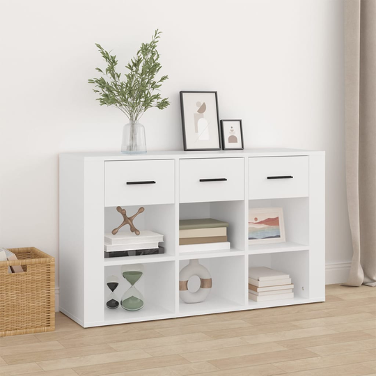 vidaXL Senkki valkoinen 100x30x59,5 cm tekninen puu
