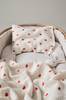 HEARTS BABY tyynyliina 35x28 cm - ekologinen Luonnonvalkoinen