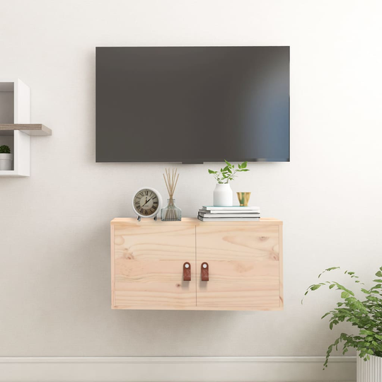 vidaXL Seinäkaappi 60x30x30 cm täysi mänty