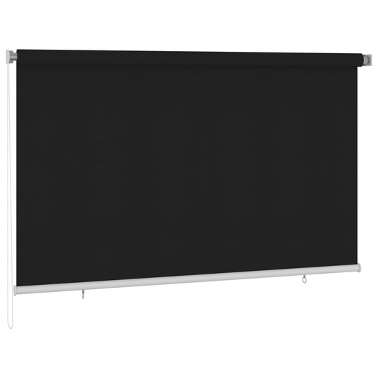 vidaXL Rullaverho ulkotiloihin 240x140 cm musta