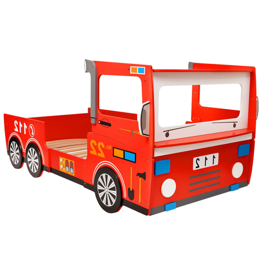vidaXL Lastensänky paloauto 200x90 cm