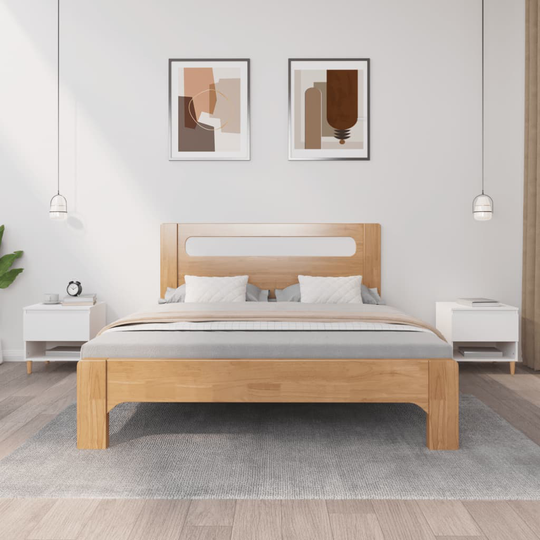 vidaXL Yöpöydät 2 kpl valkoinen 50x46x50 cm tekninen puu