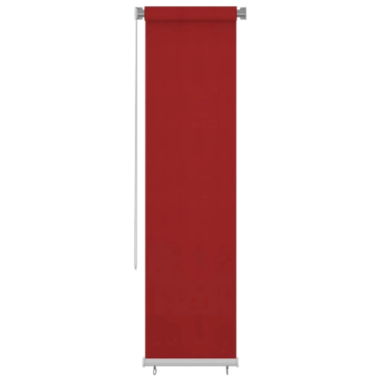 vidaXL Rullaverho ulkotiloihin 60x230 cm punainen HDPE