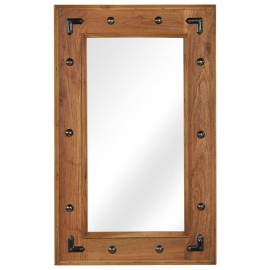 vidaXL Peili kiinteä akaasiapuu 50x80 cm