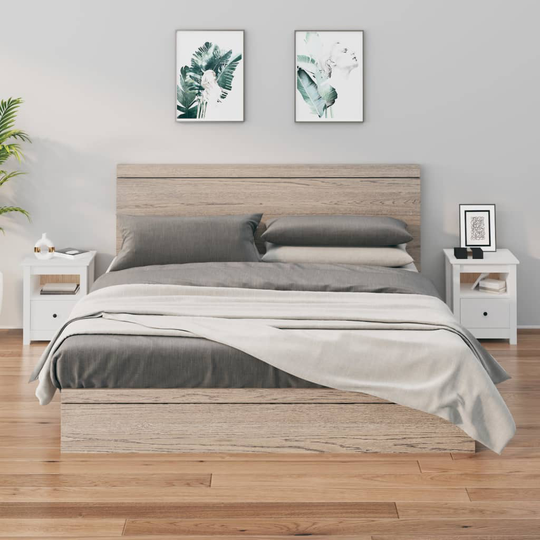 vidaXL Yöpöydät 2 kpl valkoinen 40x35x49 cm täysi mänty