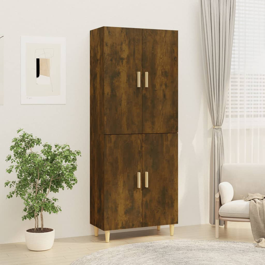 vidaXL Kaappi savutammi 70x34x180 cm tekninen puu