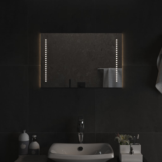 vidaXL Kylpyhuoneen LED-peili 60x40 cm