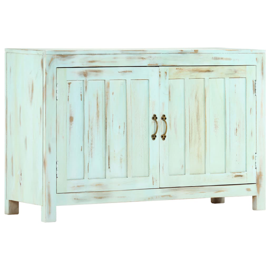 vidaXL Senkki vaaleansininen 110x35x70 cm täysi mangopuu