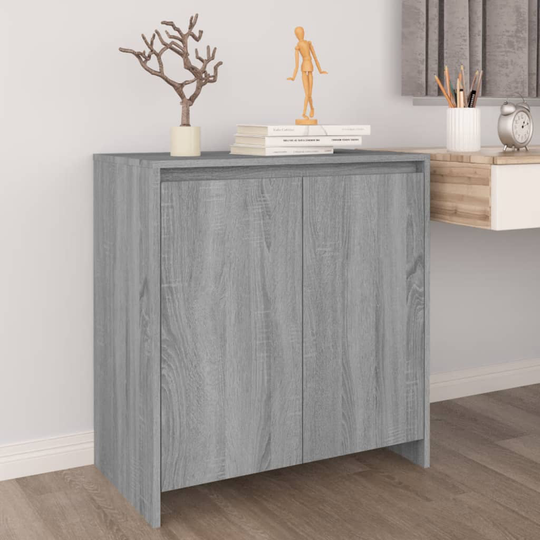 vidaXL Senkki harmaa Sonoma 70x41x75 cm tekninen puu