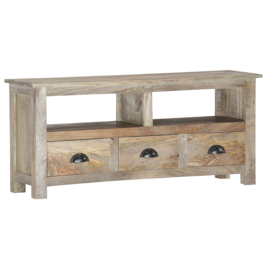 vidaXL TV-taso 110x30x50 cm täysi mangopuu