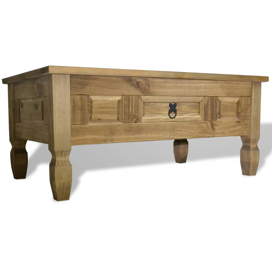 vidaXL Sohvapöytä Meksikon mänty Corona-sarja 100x60x45 cm