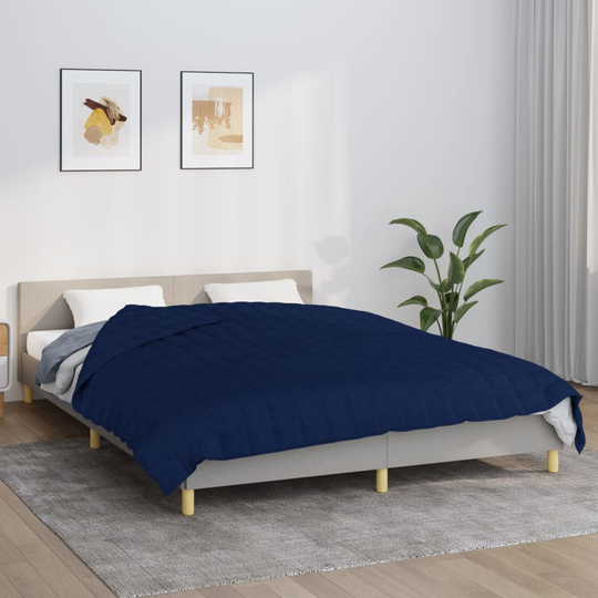vidaXL Painopeitto sininen 220x240 cm 15 kg kangas