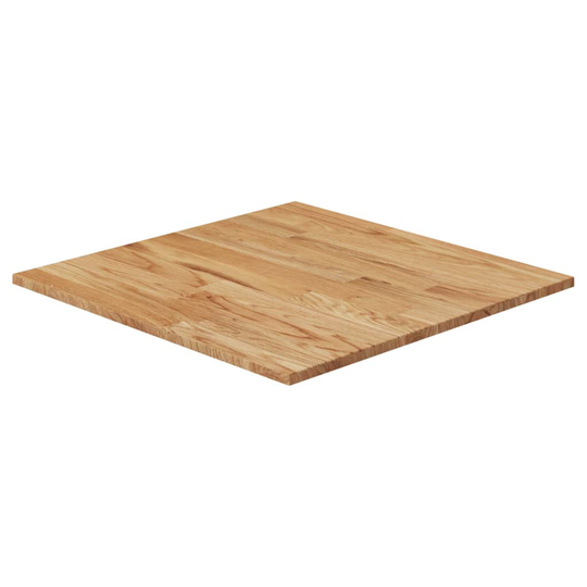 vidaXL Pöytälevy neliö vaaleanruskea 70x70x1,5 cm käsitelty täystammi