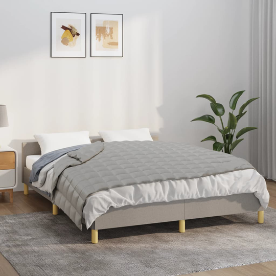 vidaXL Painopeitto harmaa 135x200 cm 10 kg kangas