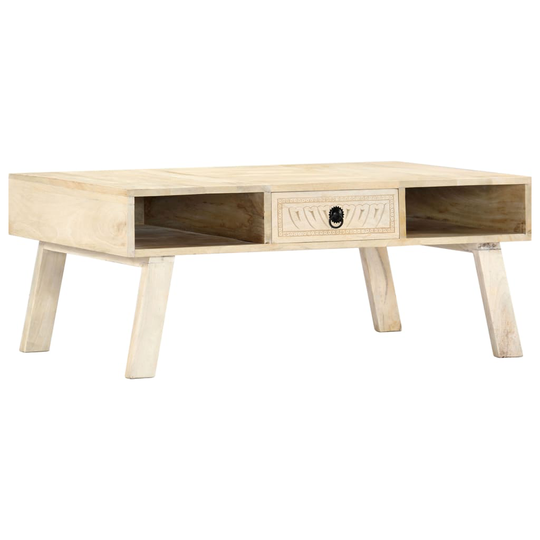 vidaXL Sohvapöytä 100x60x40 cm täysi mangopuu
