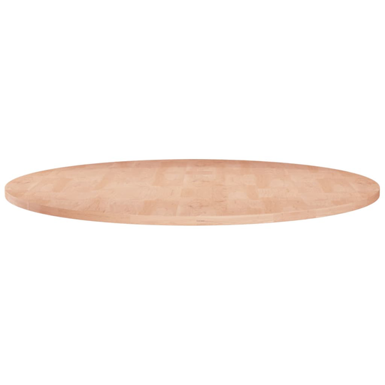 vidaXL Pyöreä pöytälevy Ø60x1,5 cm käsittelemätön täysi tammi