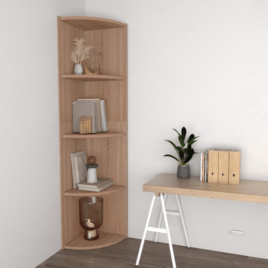vidaXL Lattiakulmahylly Sonoma-tammi 40x41,5x180 cm lastulevy