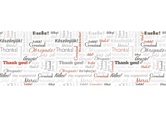 Keittiön välitila Thank you 180x60 cm