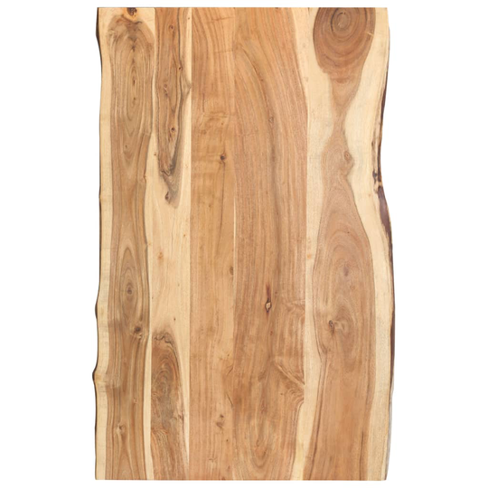 vidaXL Pöytälevy täysi akaasiapuu 100x(50-60)x3,8 cm