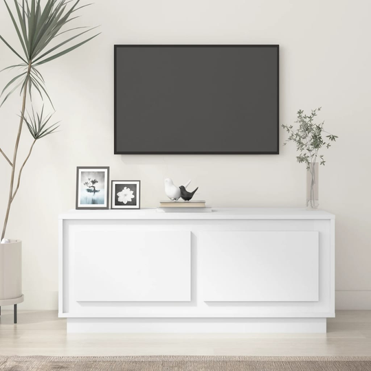 vidaXL Sohvapöytä valkoinen 102x50x44 cm tekninen puu
