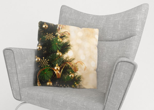 Koristetyynyliina CHRISTMAS GOLD 40x60 cm