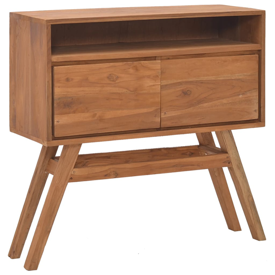 vidaXL Konsolipöytä 80x30x80 cm täysi tiikki