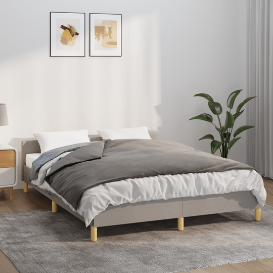 vidaXL Painopeitto päällisellä harmaa 137x200 cm 6 kg kangas