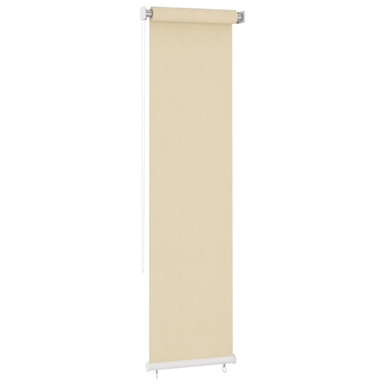 vidaXL Rullaverho ulkotiloihin kerma 60x230 cm HDPE