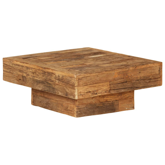 vidaXL Sohvapöytä täysi kierrätetty puu 70x70x30 cm