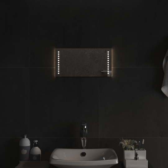 vidaXL Kylpyhuoneen LED-peili 40x20 cm