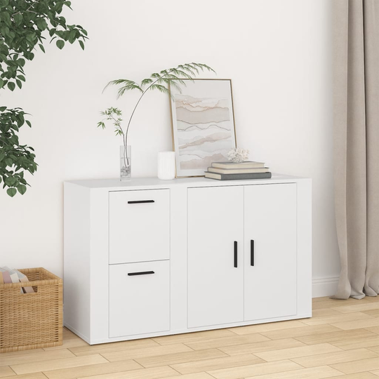 vidaXL Senkki valkoinen 100x33x59,5 cm tekninen puu