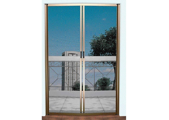 Hyönteissuoja-rullaverho oveen, pronssi 240x230 cm