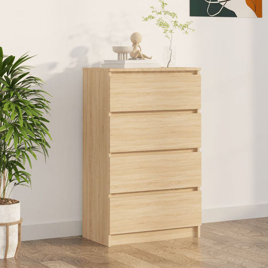 vidaXL Senkki Sonoma-tammi 60x35x98,5 cm tekninen puu