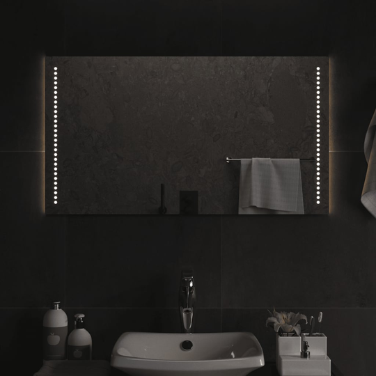 vidaXL Kylpyhuoneen LED-peili 50x90 cm