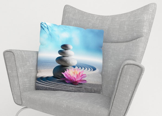 Koristetyynyliina LILY ON THE SAND 50x50 cm