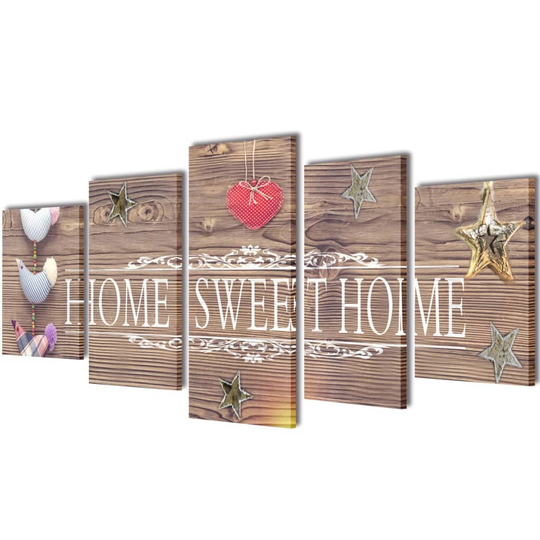 Taulusarja Home Sweet Home 200 x 100 cm