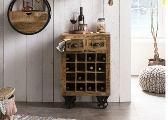 Viinihylly Rustic