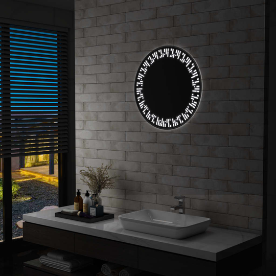 vidaXL Kylpyhuoneen LED-peili 60 cm