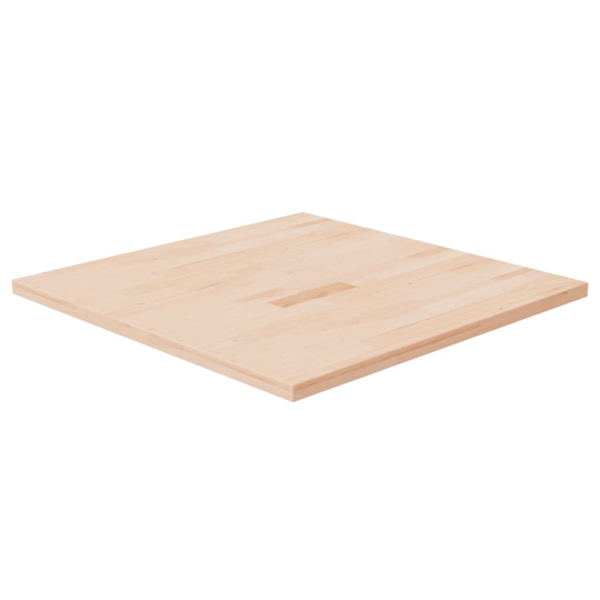 vidaXL Neliönmuotoinen pöytälevy 70x70x2,5 cm käsittelemätön tammi