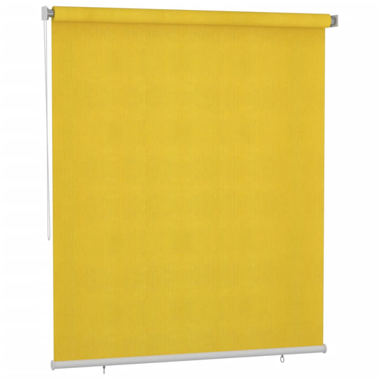 vidaXL Rullaverho ulkotiloihin 200x230 cm keltainen