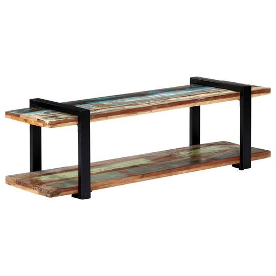 vidaXL TV-taso 130x40x40 cm kierrätetty puu