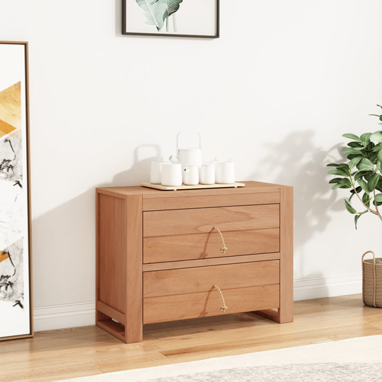 vidaXL Senkki 80x35x60 cm täysi tiikki