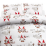 Pussilakanasetti Frosty Christmas Dubbel, 3 osaa