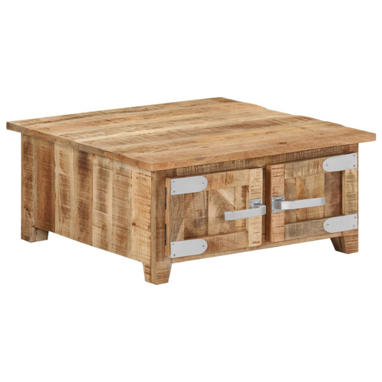 vidaXL Sohvapöytä 67x67x30 cm täysi mangopuu